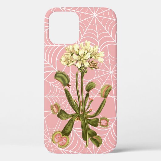 venus flyval floral spider web Case-Mate iPhone case (Achterkant)