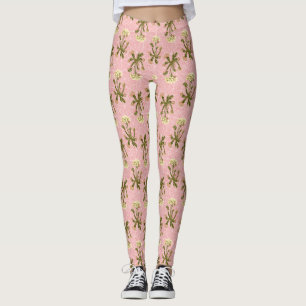 venus flyval floral spider web leggings