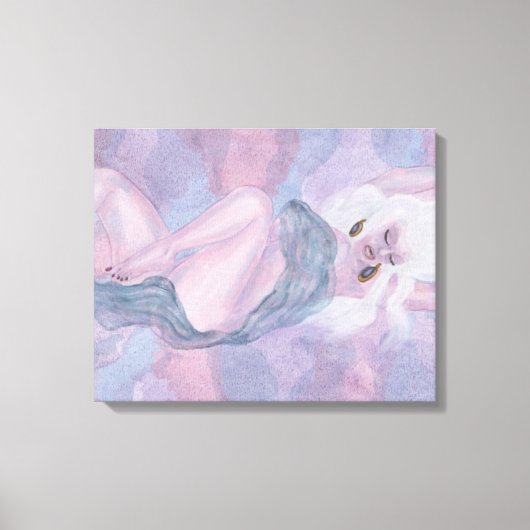 Venus, Godin, Waterverf, Liefde, Fantasy, kunst Canvas Afdruk (Voorkant)