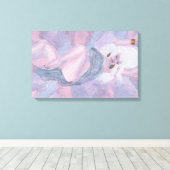 Venus, Godin, Waterverf, Liefde, Fantasy, kunst Canvas Afdruk (Insitu (Houten vloer))