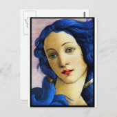 Venus in blauw briefkaart (Voorkant / Achterkant)