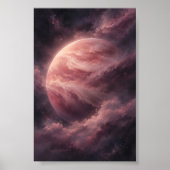 Venus in Roze Kunstprint Poster (Voorkant)