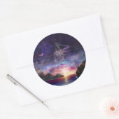 Venus in Scorpio Ronde Sticker (Envelop)