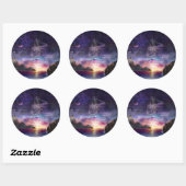 Venus in Scorpio Ronde Sticker (Vel)