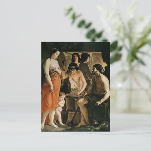 Venus in Vulcan's Forge, 1641 Briefkaart (Staand voorkant)