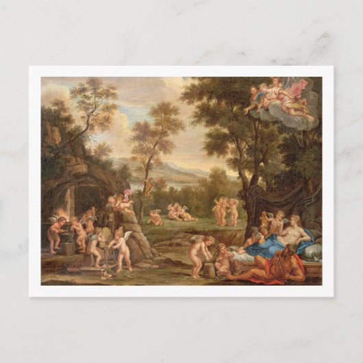 Venus in Vulcan's Forge, 18e eeuw Briefkaart (Voorkant)