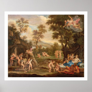 Venus in Vulcan's Forge, 18e eeuw Poster