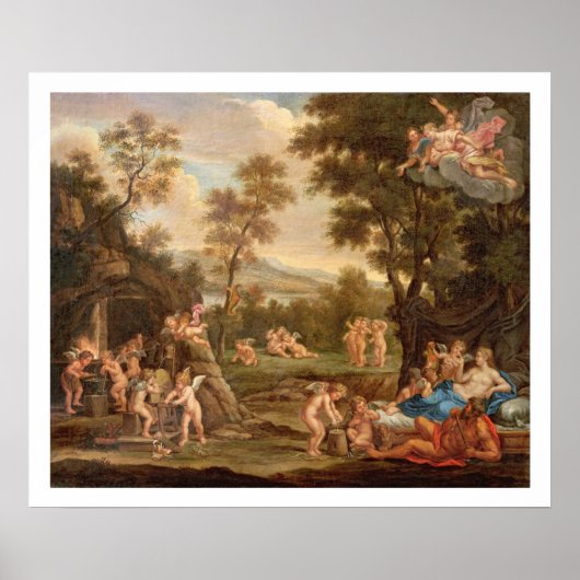 Venus in Vulcan's Forge, 18e eeuw Poster (Voorkant)