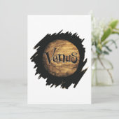 Venus Ink Drawing Kaart (Staand voorkant)