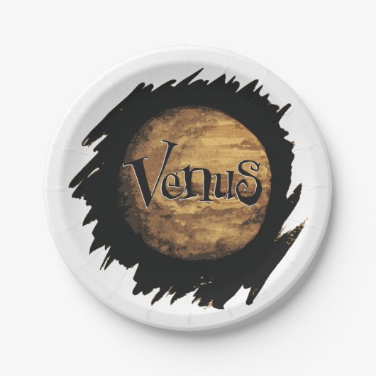 Venus Ink Drawing Papieren Bordje (Voorkant)