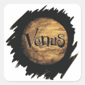 Venus Ink Drawing Vierkante Sticker (Voorkant)