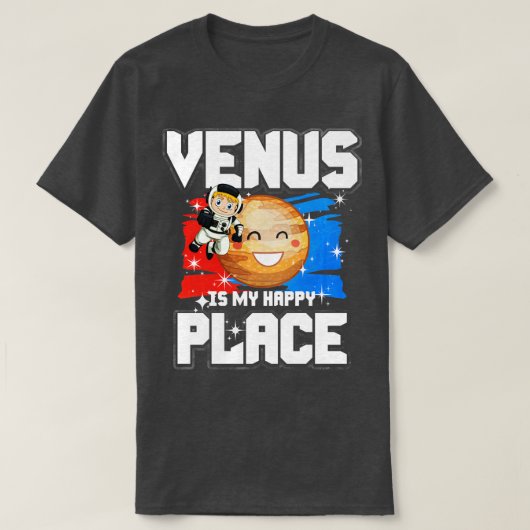 Venus is mijn gelukkige hoes. t-shirt (Design voorkant)