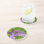 Venus Kijker Glass Wildflower & Grasshopper Zandsteen Onderzetter (Zijkant)