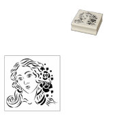 Venus - Kunststempel hout Rubberstempel (Gestempeld)