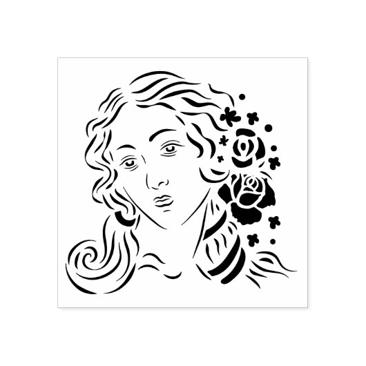 Venus - Kunststempel hout Rubberstempel (Afrduk)