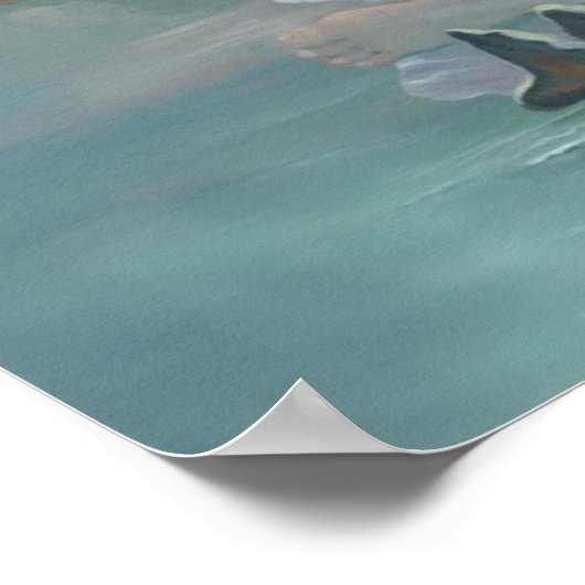 Venus met Cherubs ART PRINT low-art grote ogen (Hoek)