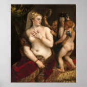 Venus met Mirror - Titian Fine Art Poster (Voorkant)