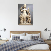 Venus met putti, een triton en een dolfijn, Roman, Canvas Afdruk (Insitu (Slaapkamer))