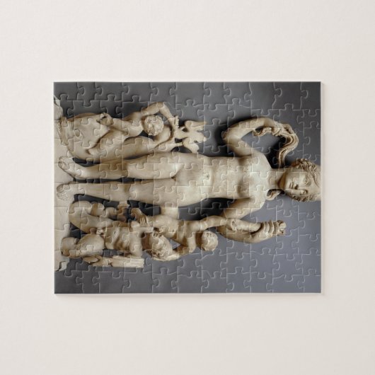 Venus met putti, een triton en een dolfijn, Roman, Legpuzzel (Horizontaal)