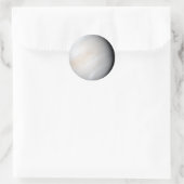 Venus met wolken ronde sticker (Tas)