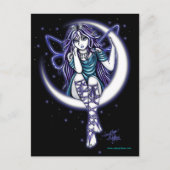Venus Moon Celestial Fairy Fantasy Briefkaart (Voorkant)