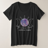Venus Moon T-shirt Goddess Sizing (Design voorkant)