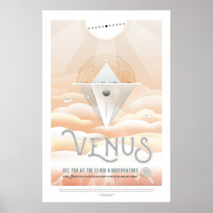 Venus   NASA Visies van de Toekomst Poster