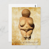 Venus of Willendorf Ancient Art Briefkaart (Voorkant / Achterkant)