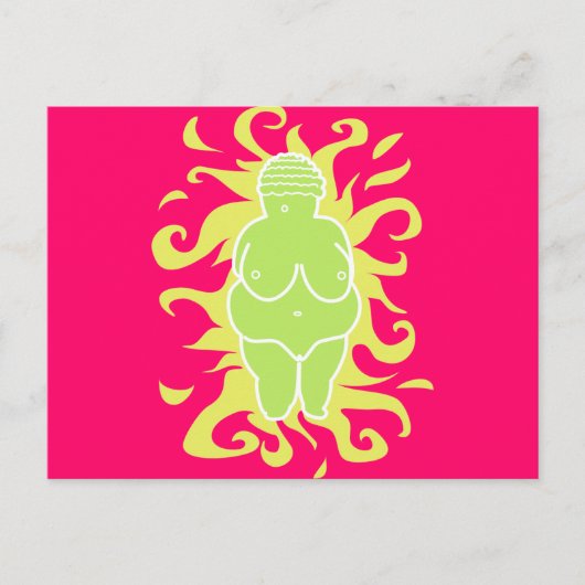 Venus of Willendorf Briefkaart (Voorkant)