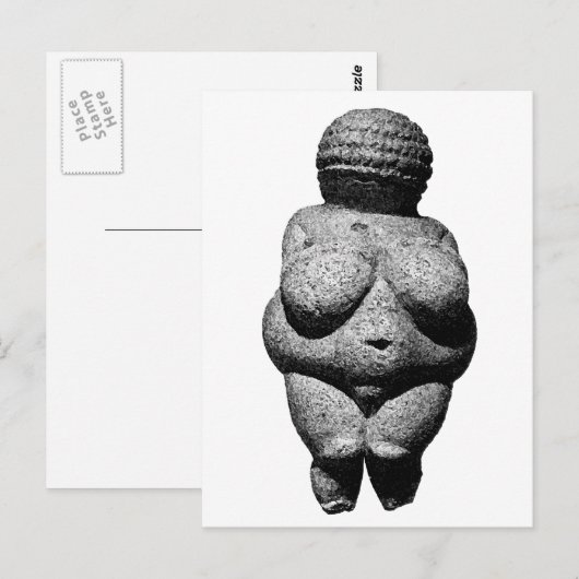 Venus of Willendorf Briefkaart (Voorkant / Achterkant)