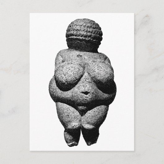 Venus of Willendorf Briefkaart (Voorkant)