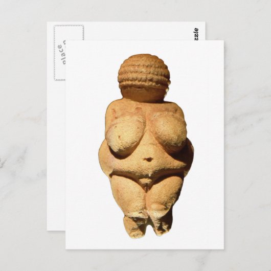 Venus of Willendorf Briefkaart (Voorkant / Achterkant)