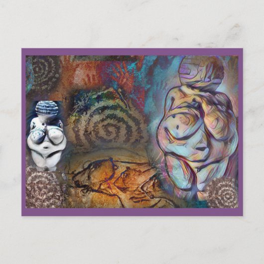Venus of Willendorf Briefkaart (Voorkant)