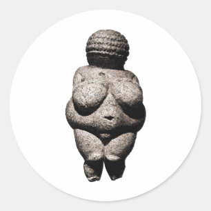 Venus of Willendorf Ronde Sticker