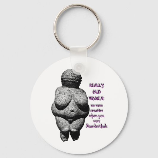 Venus of Willendorf Sleutelhanger (Voorkant)