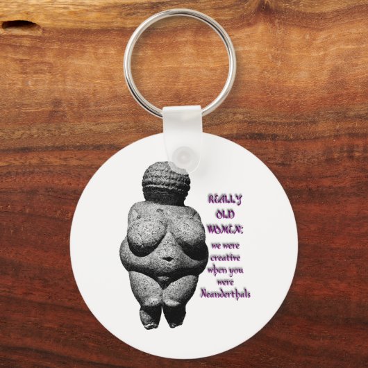 Venus of Willendorf Sleutelhanger (Voorkant)