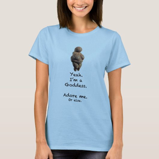 Venus of Willendorf T-shirt (Voorkant)