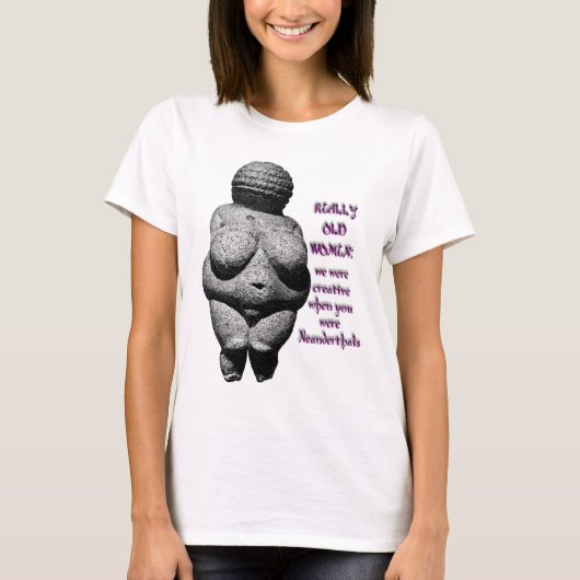 Venus of Willendorf T-shirt (Voorkant)