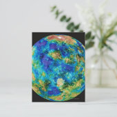 Venus onder valse kleur briefkaart (Staand voorkant)