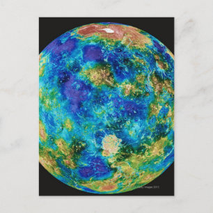 Venus onder valse kleur briefkaart