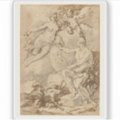 Venus ontvangt van Vulcan de armen van Aeneas Sticker (Voorkant)