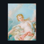 Venus op de golven door François Boucher Briefkaart<br><div class="desc">Deze elegante, op Rococo geïnspireerde kunstprint legt een grillig droomlandschap vast dat gevuld is met cherubs, duiven en een serene godin te midden van een zachte, pastelachtige hemel. De delicate details en vloeiende lijnen roepen een gevoel van etherische schoonheid op, dat doet denken aan de klassieke 18e-eeuwse Franse kunst van...</div>