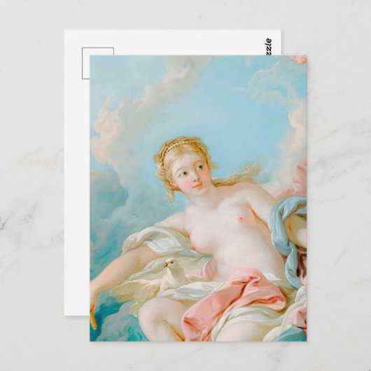 Venus op de golven door François Boucher Briefkaart (Voorkant / Achterkant)