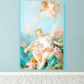 Venus op de golven door François Boucher Canvas Afdruk (Insitu (Houten vloer))