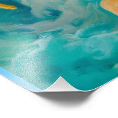 Venus op de golven door François Boucher Foto Afdruk (Hoek)