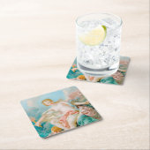 Venus op de golven door François Boucher Kartonnen Onderzetters (Insitu)