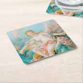 Venus op de golven door François Boucher Kartonnen Onderzetters (Schuin)