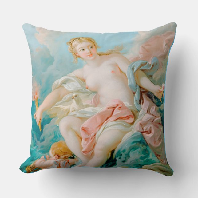 Venus op de golven door François Boucher Kussen (Voorkant)