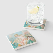 Venus op de golven door François Boucher Stenen Onderzetter (Zijkant)