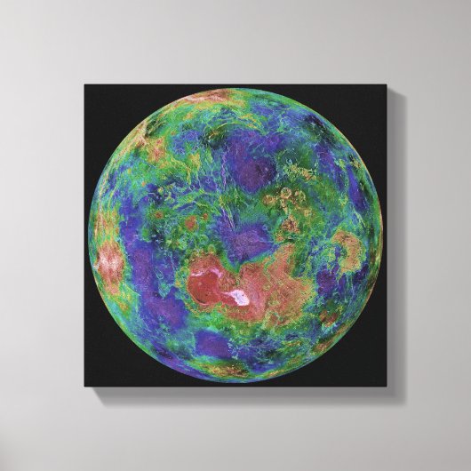 Venus op de Noordpool Canvas Afdruk (Voorkant)